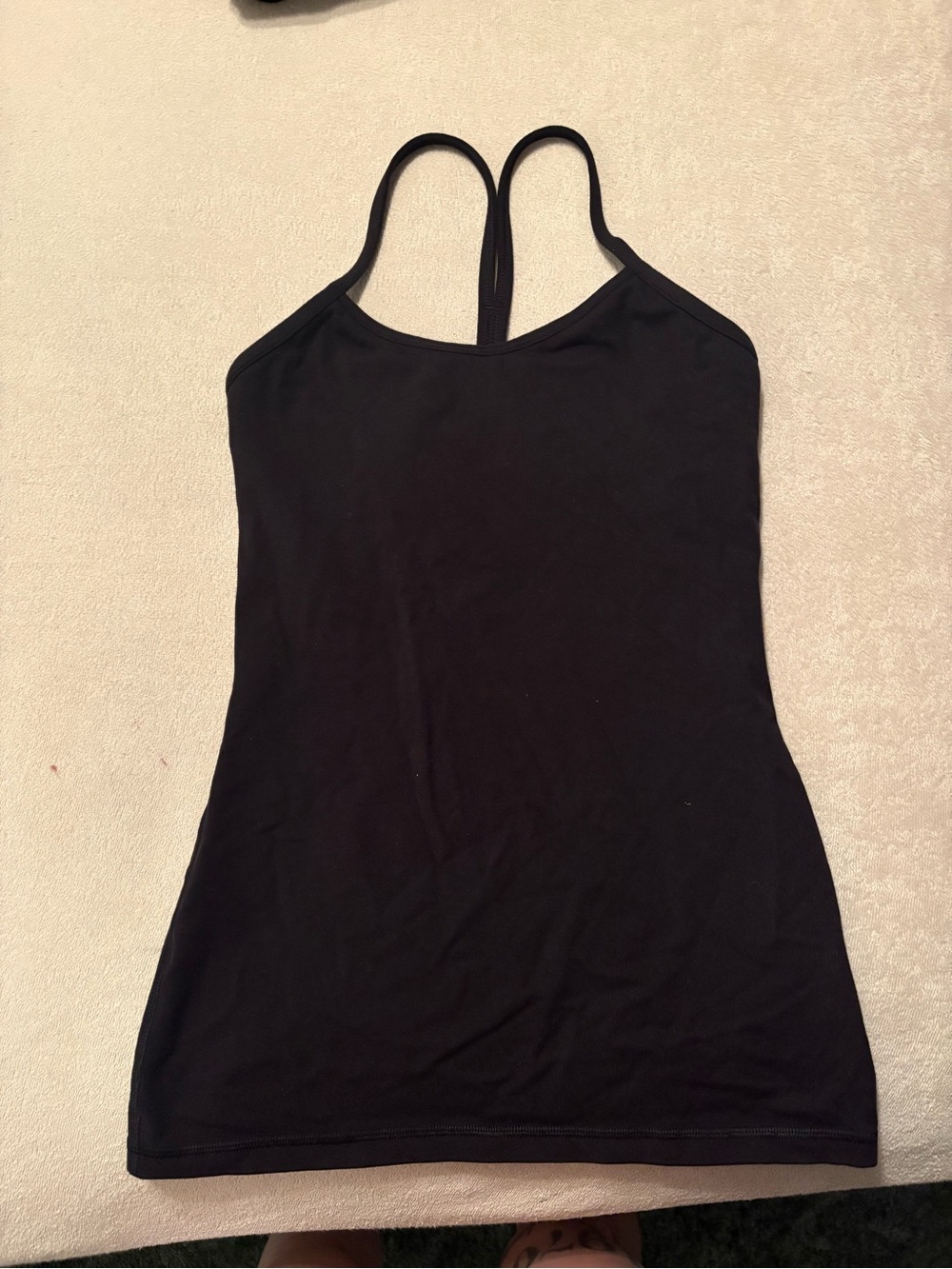 lululemon athletica Black Slim-Strap Camisole